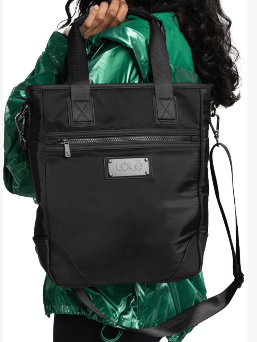 Lole Mini Lily backpack convertible tote bag black